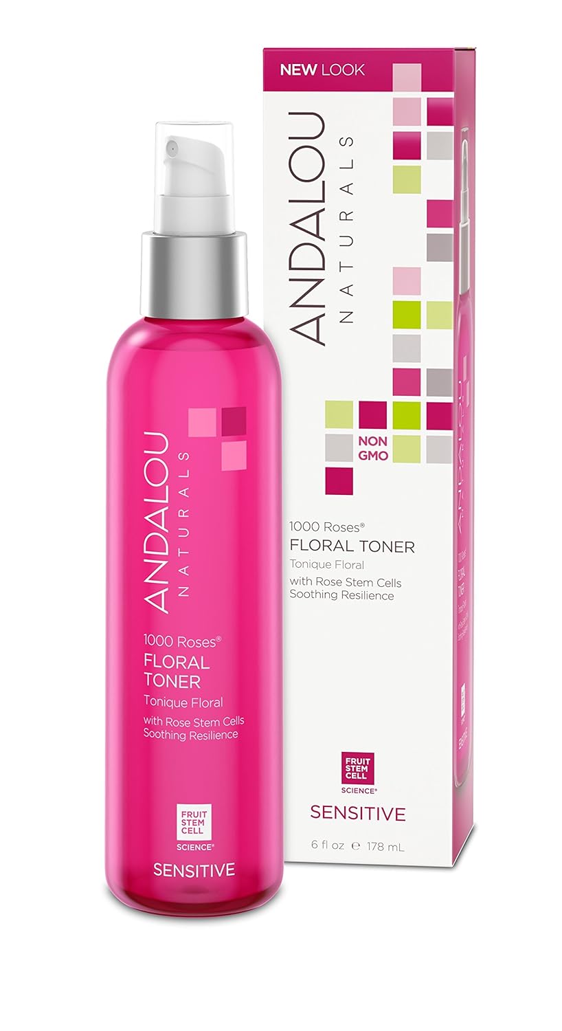 Andalou Naturals Floral Toner - 1000 Roses - 6 Oz