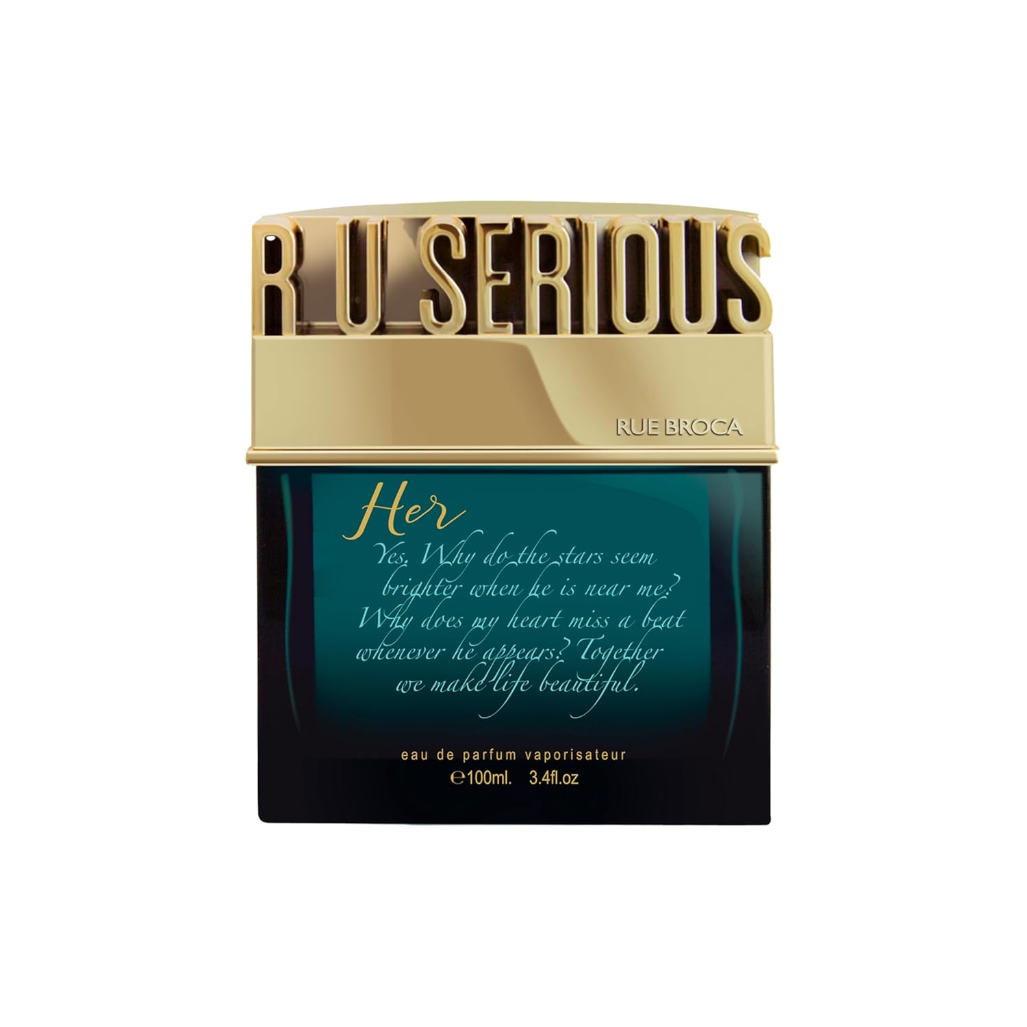 R U Serious Him Eau De Parfum Spray For Men, 3.4 Fl. Oz – Aromatic, Fresh, And Sensual Masculine Fragrance