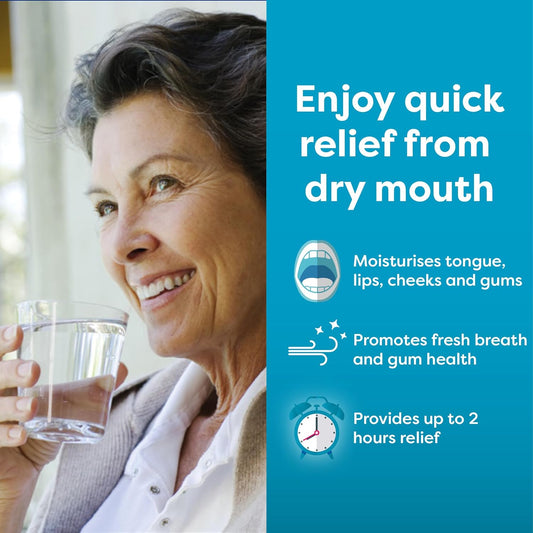 Oralieve Moisturising Dry Mouth Relief Spray (5 X 50Ml), Hydrating Relief For Sore, Sensitive Mouths With Xylitol To Protect Teeth - Genuine Oralieve Dry Mouth Spray