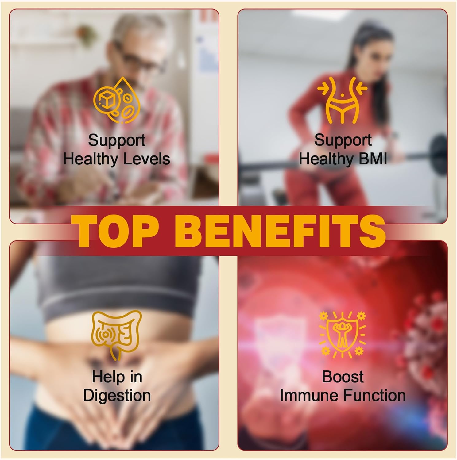 Berberine Supplement 1500mg with Ceylon Cinnamon, Bitter Melon, Banana Leaf & Botanical Extract for Immune Support & Body Management, 10-in-1 Formula with Berberine HCL, Non-GMO, 240 Veggie Capsules : Health & Household