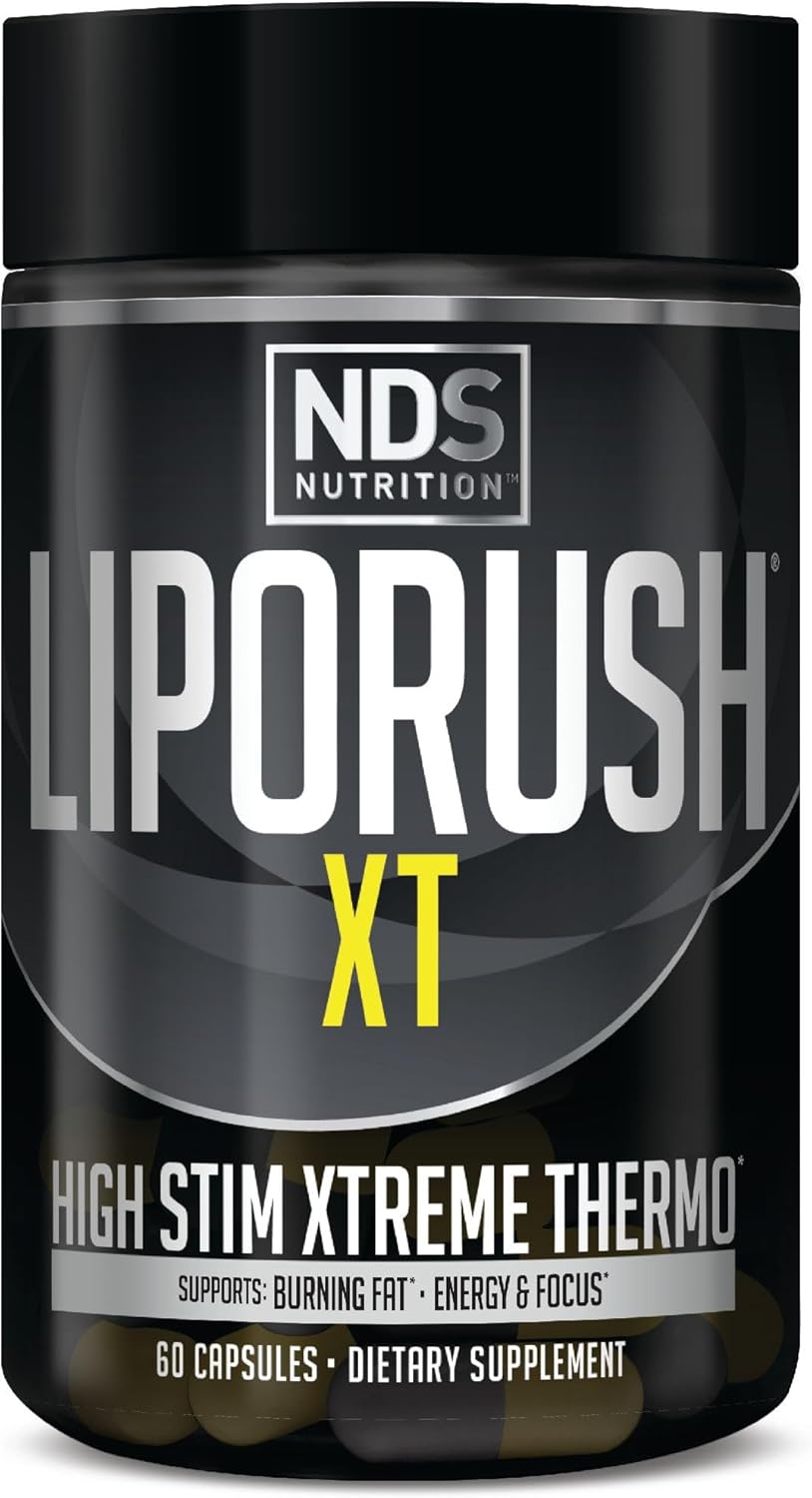 Nds Nutrition Xt - Super Concentrated Thermogenic With L-Carnitine & Teacrine For Shredding Fat - Supports Maximum Energy, Focus, Calorie Burning, Diuretic, Appetite Control (60 Capsules)