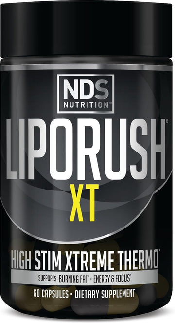 Nds Nutrition Xt - Super Concentrated Thermogenic With L-Carnitine & Teacrine For Shredding Fat - Supports Maximum Energy, Focus, Calorie Burning, Diuretic, Appetite Control (60 Capsules)