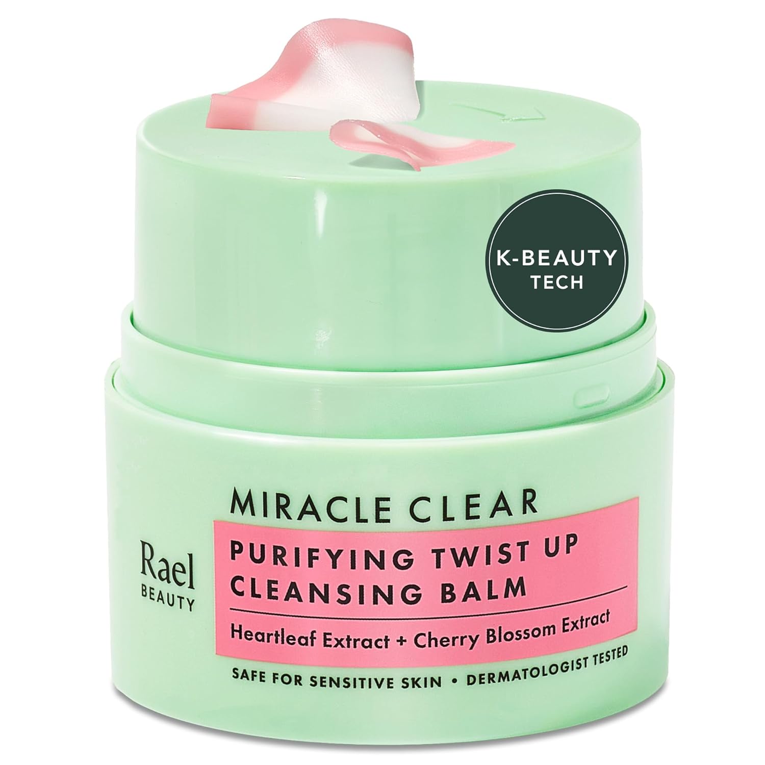 Rael Miracle Clear Face Wash – Gentle Exfoliating Cleanser With Succinic Acid & Minerals, Hydrating Formula For Daily Use, Ideal For Acne-Prone, Dry, Sensitive & Oily Skin, Vegan (5 Fl Oz)