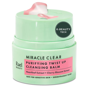 Rael Miracle Clear Face Wash – Gentle Exfoliating Cleanser With Succinic Acid & Minerals, Hydrating Formula For Daily Use, Ideal For Acne-Prone, Dry, Sensitive & Oily Skin, Vegan (5 Fl Oz)