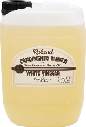 Roland Foods Condimento Biano with Balsamic Vinegar of Modena, White Vinegar , 5-Liter Jug