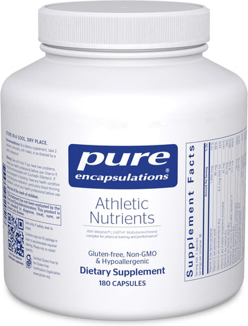 Pure Encapsulations Athletic Nutrients | Multivitamin/Mineral Complex For Exercise Performance And Training* | 180 Capsules