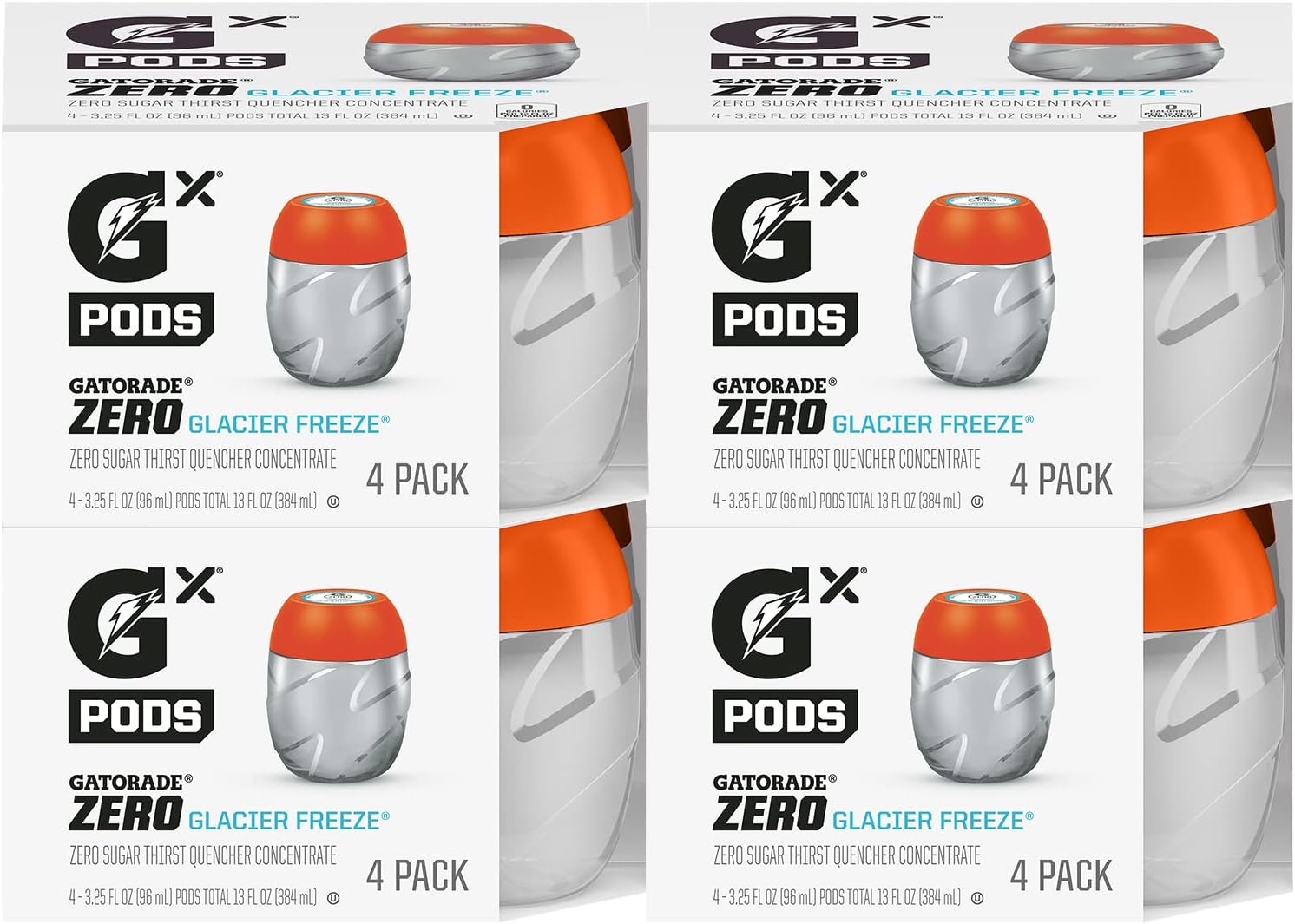 Gatorade Gx Hydration System, Non-Slip Gx Squeeze Bottles Or Gx Sports Drink Concentrate Pods