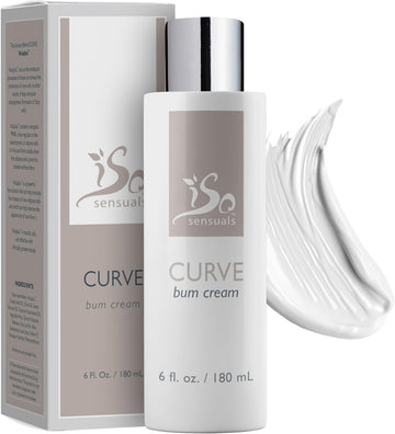 Curve Butt Enhancement Cream - For Women And Men, Natural Growth And Plumping Enhancer, Faster, Thicker, Bigger Results, 2 Month Supply