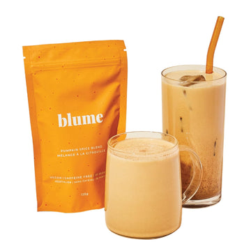 Blume Pumpkin Spice Latte - Superfoods Powdered Latte - Syrup Free, Organic & Vegan Latte - 30 Servings (125G)