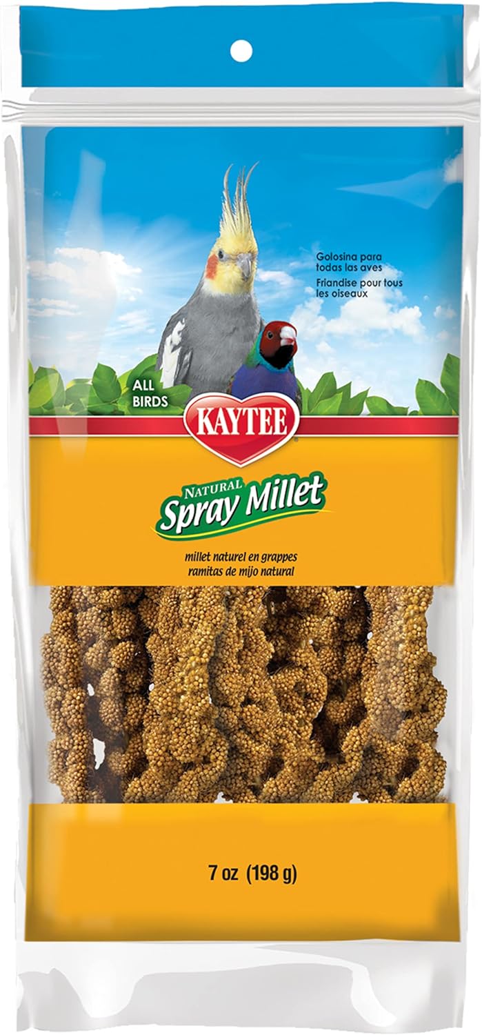 Kaytee Spray Millet Treat For Pet Birds, 7 Ounce
