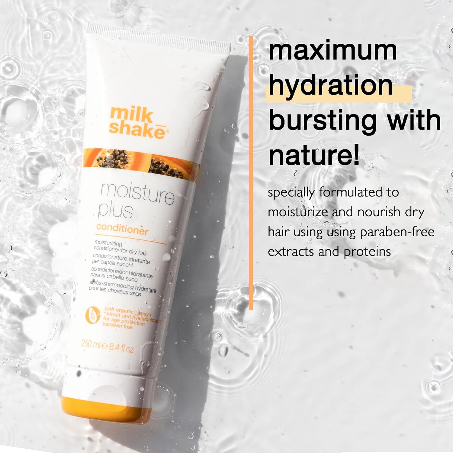 milk_shake Moisture Plus Extra Hydrating and Moisturizing Conditioner for Dry Hair 1.7Fl Oz : Beauty & Personal Care