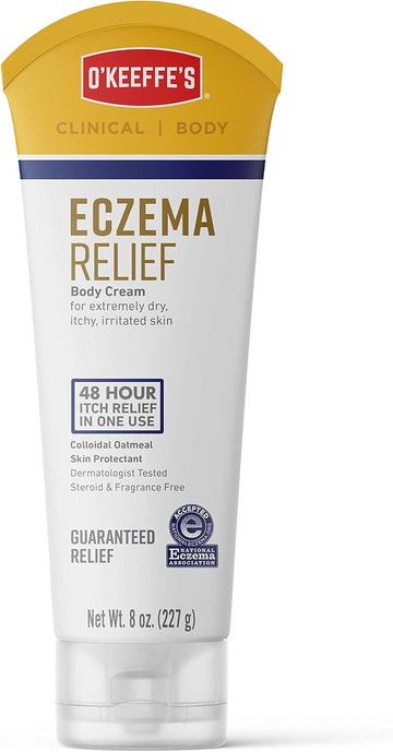 O'Keeffe'S Eczema Relief Skin Protectant Body Cream, 8 Ounce Tube