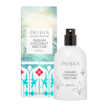 Pacifica Beauty Indian Coconut Nectar Spray Perfume, Fragrances, Calm, Tiare, Sugar, Vanilla, Almond, Amber, Perfume Spray, Parfum, Clean Perfume, Eau De Toilette, Vegan, 2 Fl Oz (1 Count)