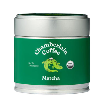 Chamberlain Coffee Ceremonial Matcha Green Tea Powder - Japanese Green Tea + Original Grade Matcha - Hot Or Iced - Organic, Vegan & Gluten-Free Matcha Powder, 1.06 Oz