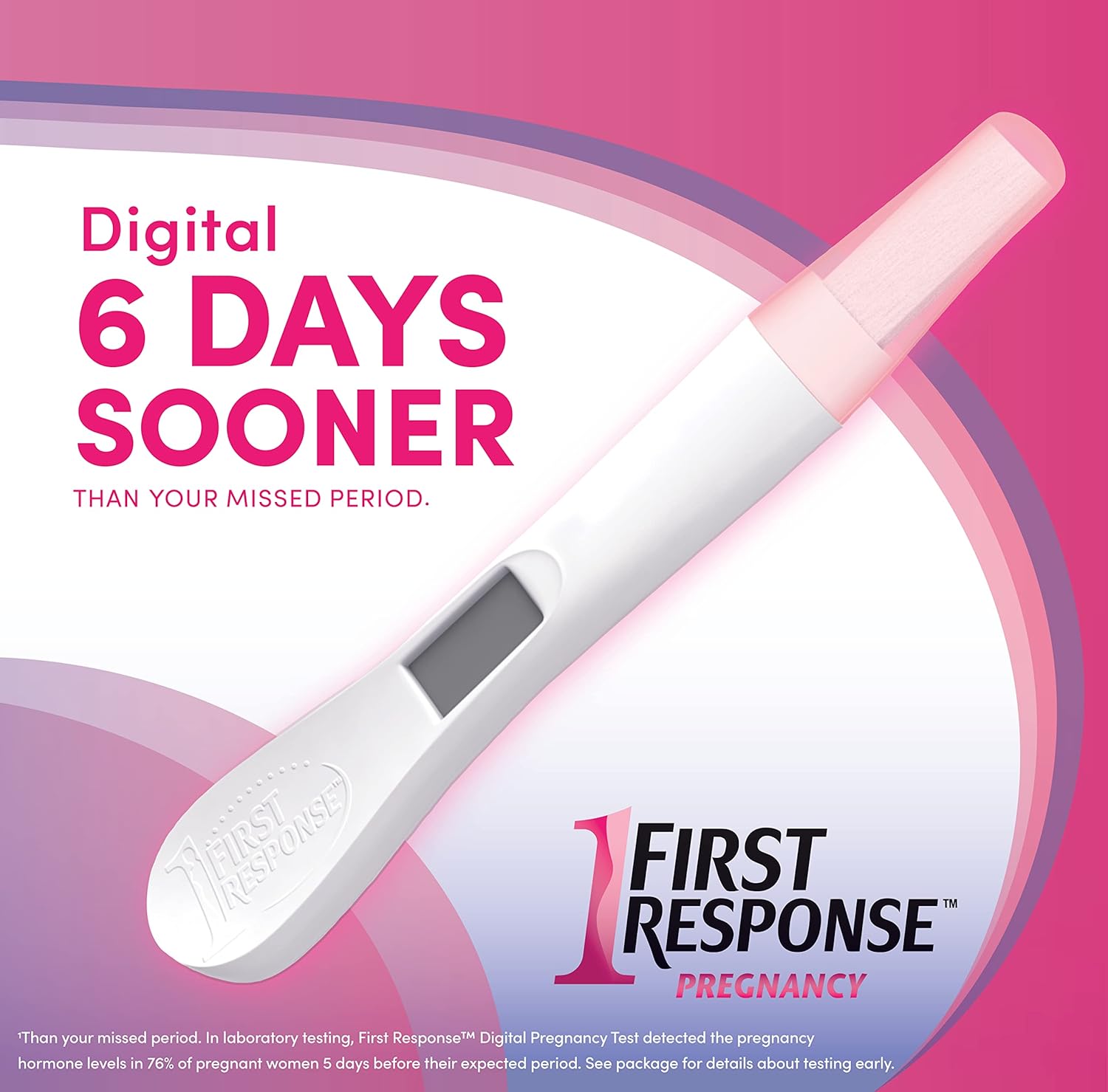 First Response Gold Digital Pregnancy Test, 2 Pack : Health & Household