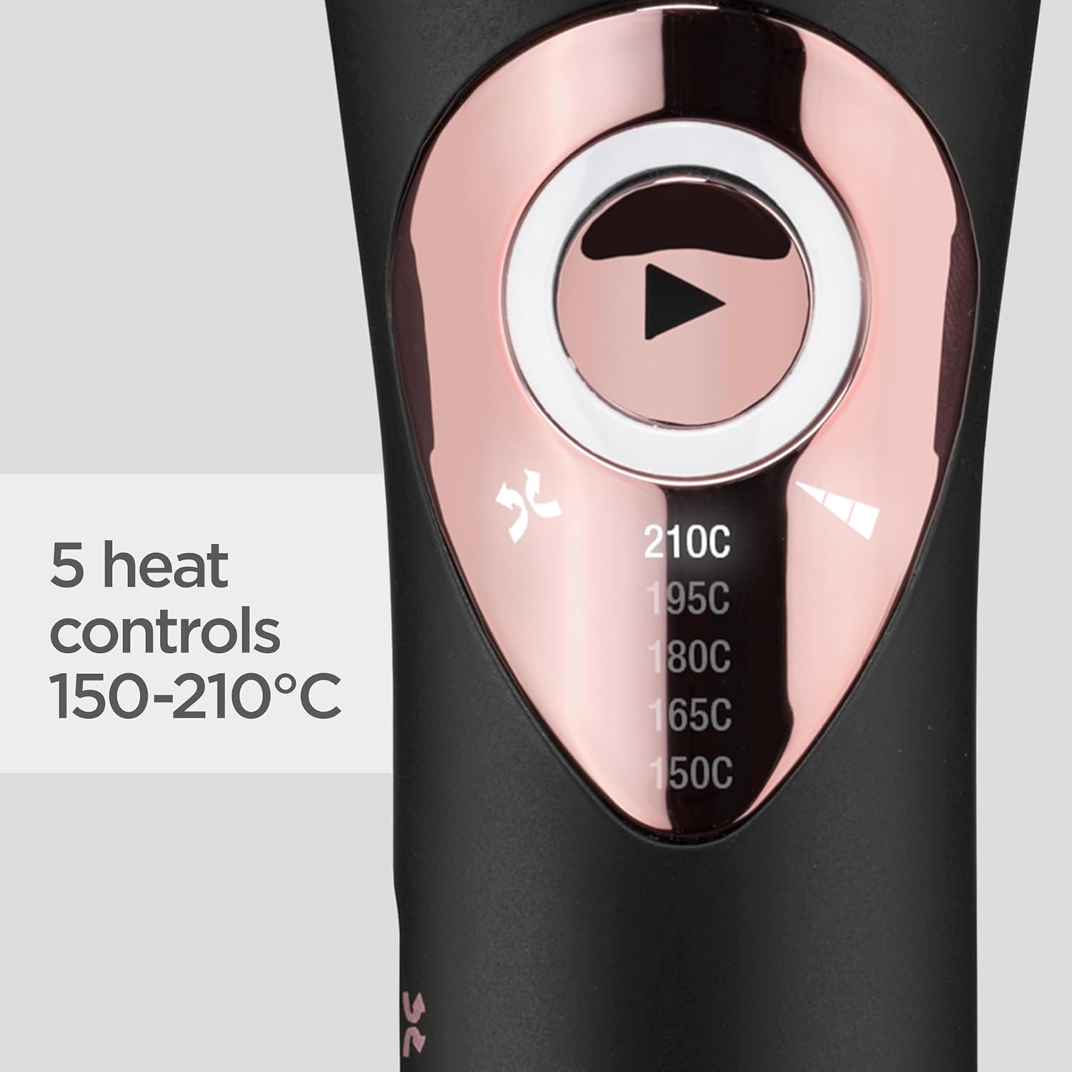 BaByliss Curl Secret Lite - Automatic Hair Curler, Easy Fast Hair Styling, 5 Heat Settings up to 210° - Black & Rose Gold, C1031U : Amazon.co.uk: Beauty