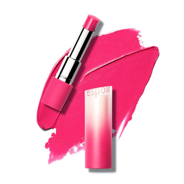 Espoir Lipstick Nowear Volume Matte #3 Fuchsian 0.1Oz | Airy Velvet Matte Lip | Long-Lasting Vibrant Color | Soft Creamy Texture Like Cloud | Cruelty-Free | Korean Lip Makeup