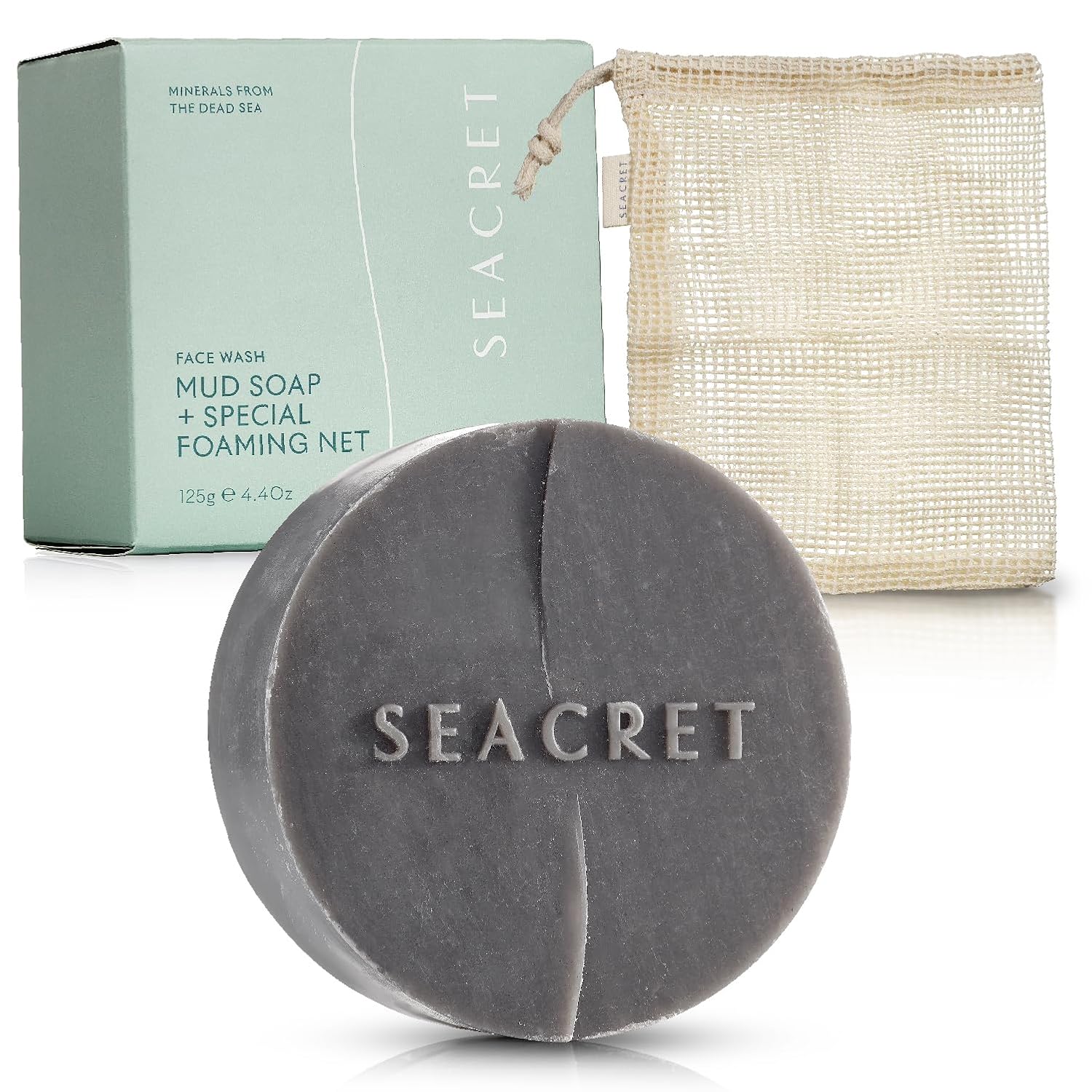 Seacret Mud Soap With Foaming Net
