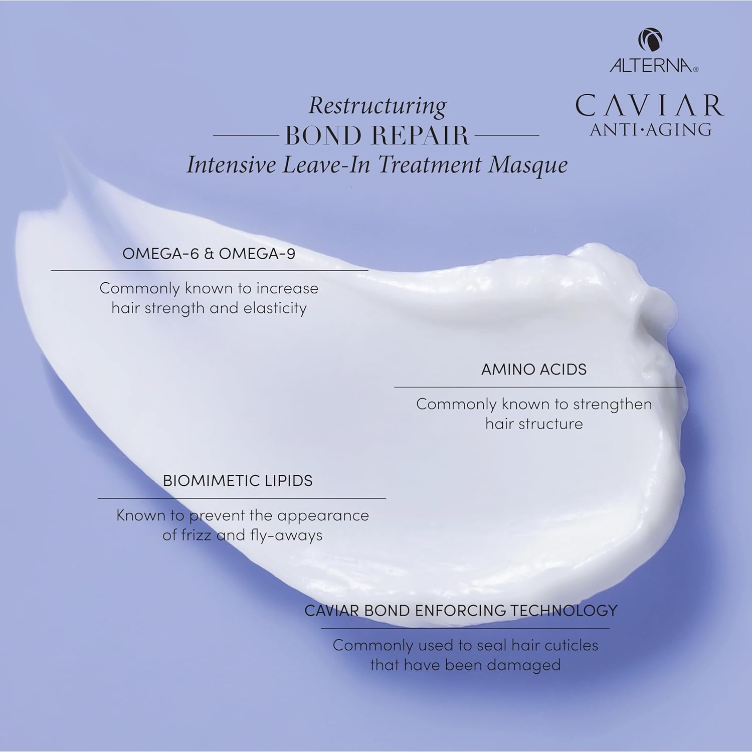 Caviar Anti-Aging Restructuring Bond Repair Intensive Leave-In Treatment Masque 1.7oz : Beauty & Personal Care