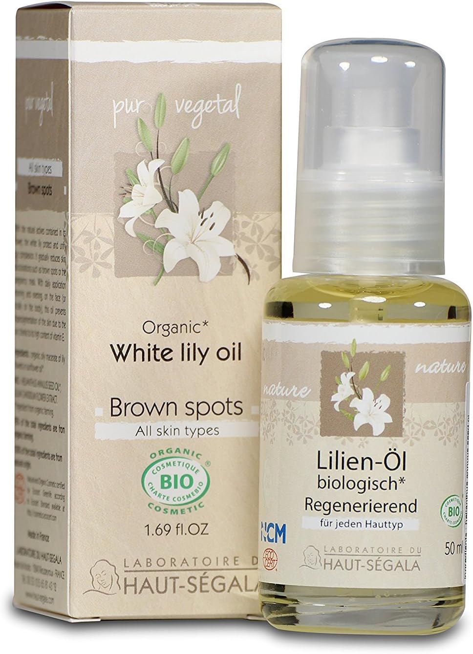 Laboratoire Du Haut-Segala Organic White Lily Oil, 50 Ml
