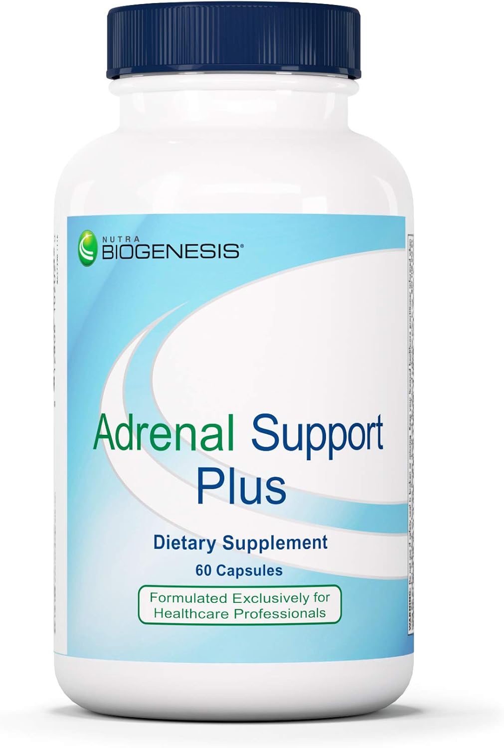 Nutra Biogenesis Adrenal Support Plus - Adrenal Support Supplements For Women & Men, Adrenal Complex With Pregnenolone, Dhea & Herbs For Daily Calm, Energy & Focus Support - 60 Capsules