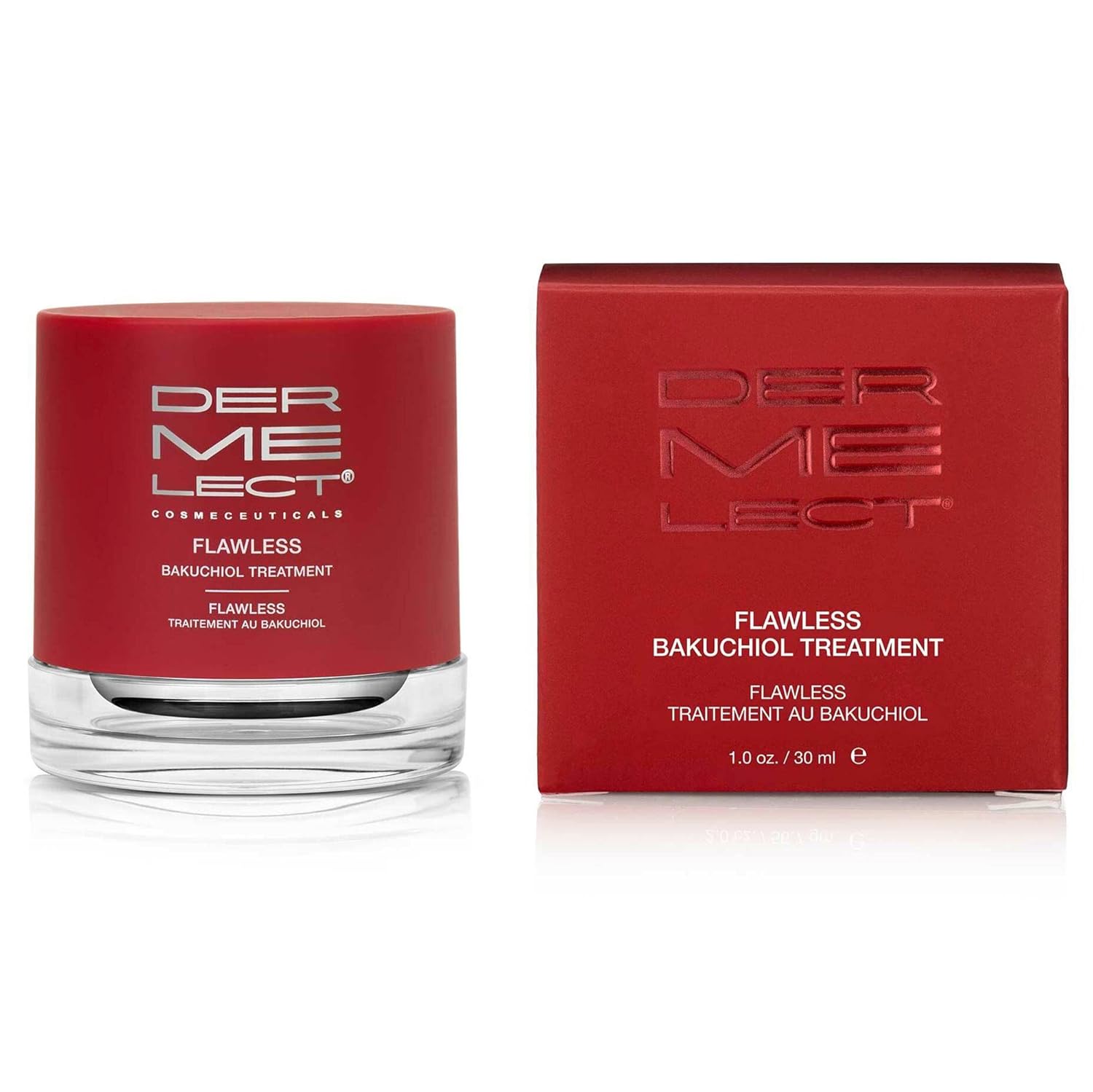 Dermelect Flawless Bakuchiol Treatment- Sensitive Skin Moisturizer, Phyto Retinol, Natural Retinol Alternative, Gentle, Vegan, Gluten Free, For Fine Lines & Wrinkles, Dryness, Sun Damaged Skin 1 Oz