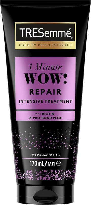 Tresemmé 1 Minute Wow Repair Intensive Hair Treatment With Biotin & Pro-Bond Complex For Damaged Hair 170 Ml