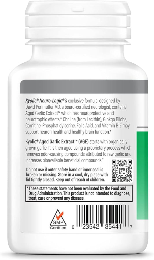 Kyolic Specialty Series, Neuro-Logic, Memory, Learning & Sharpness, 120 Capsules