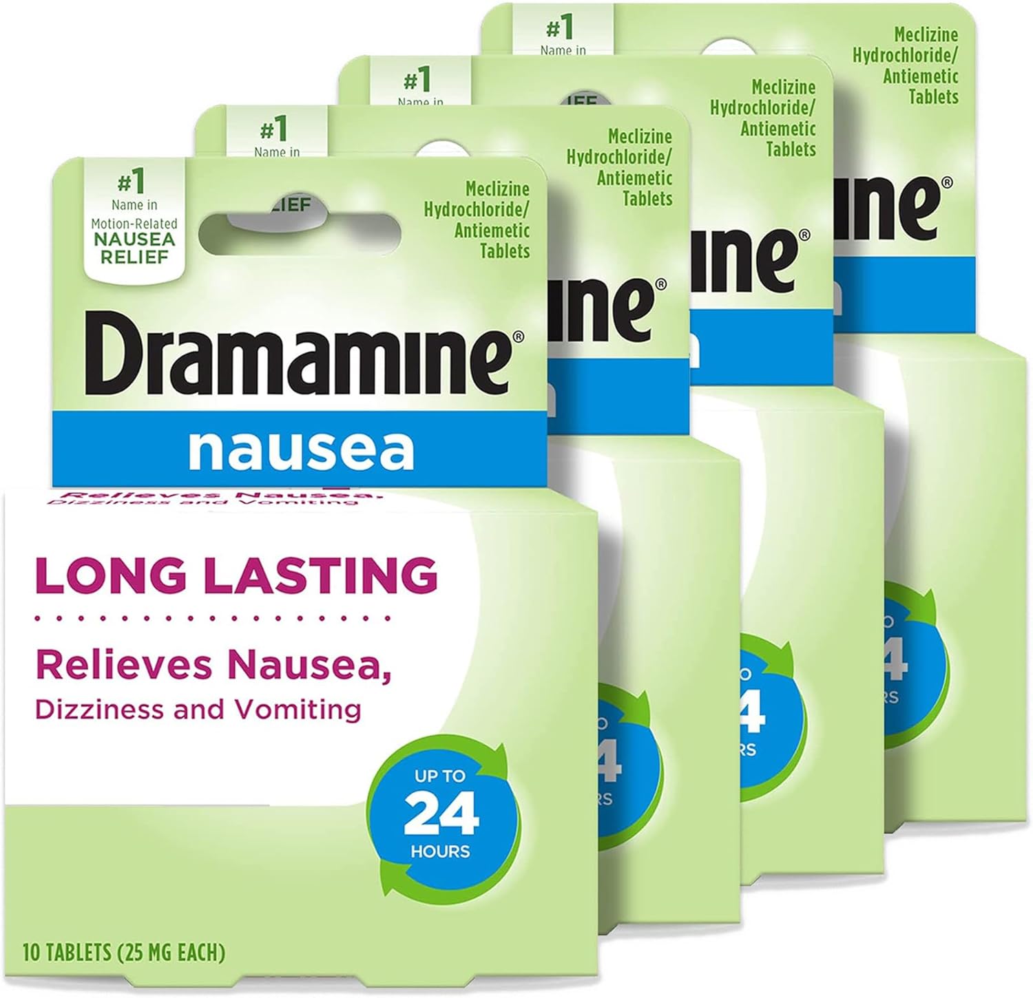 Dramamine Nausea Long Lasting, Nausea Relief, 20 Count