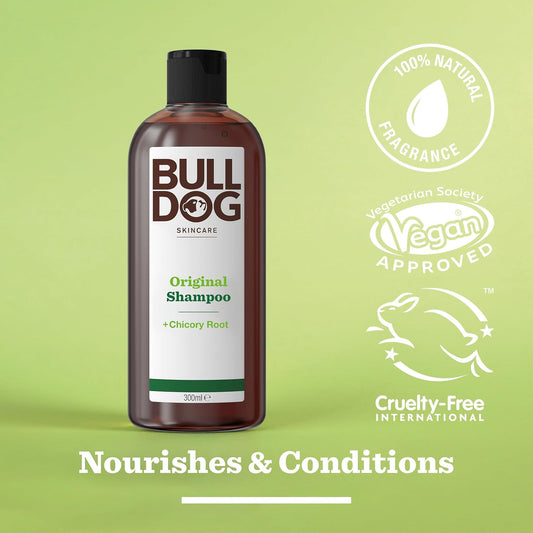 Bulldog Skincare - Original Shampoo 300Ml - Shampoo For Men - For All Hair Types