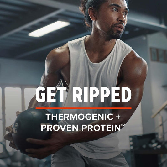 Gnc Amp Wheybolic Ripped Protein Powder & Thermogenic Protein Supplement, Muscle Strength & Size, Energy & Endurance, 40G Protein, 6.2G Leucine, 15G Eaa, Caffeine, Chocolate Peanut Butter, 22 Servings