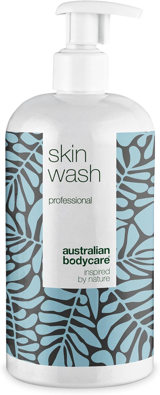Australian Bodycare Skin Wash Professional 500 Ml - Body Wash With 4-Terpineol, The Active Ingredient In Tea Tree Oil - Relieves Spots, Pimples, Acne & Body Odor - Effective After Shaving & Waxing