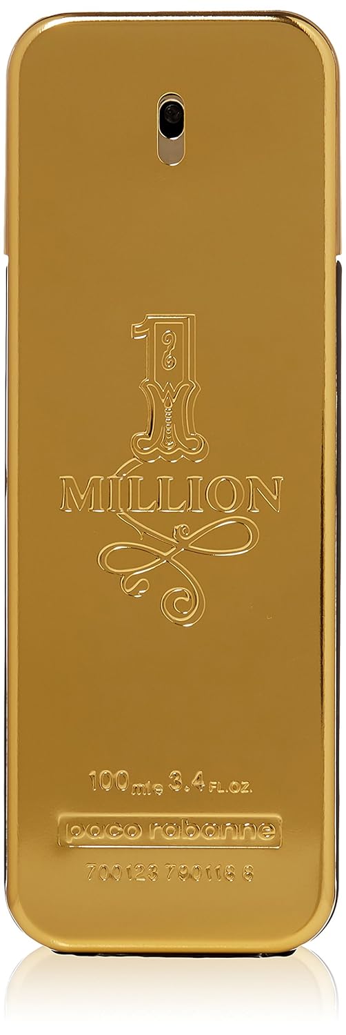 Paco Rabanne 1 Million For Men Eau De Toilette Spray, 3.4 Ounce