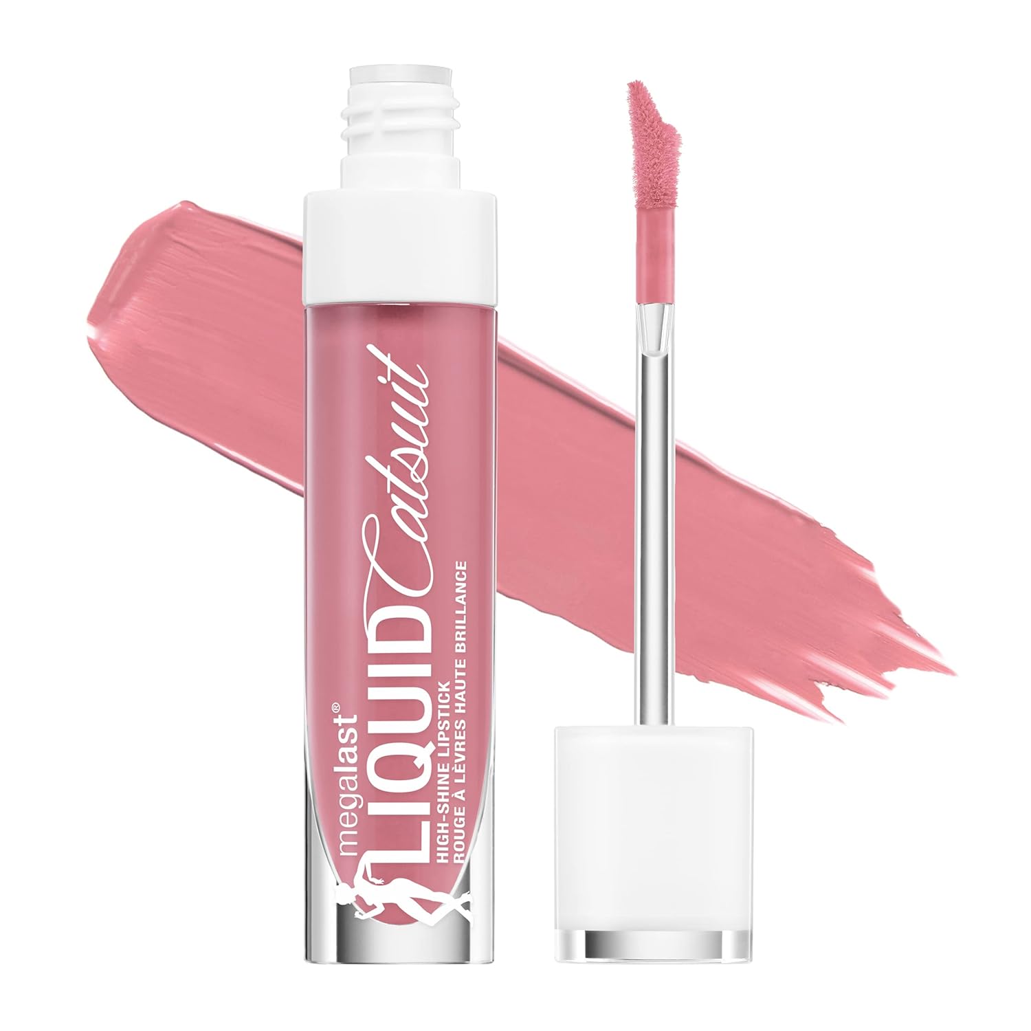 Wet N Wild Megalast Catsuit High-Shine Liquid Lipstick Pink Flirt Alert