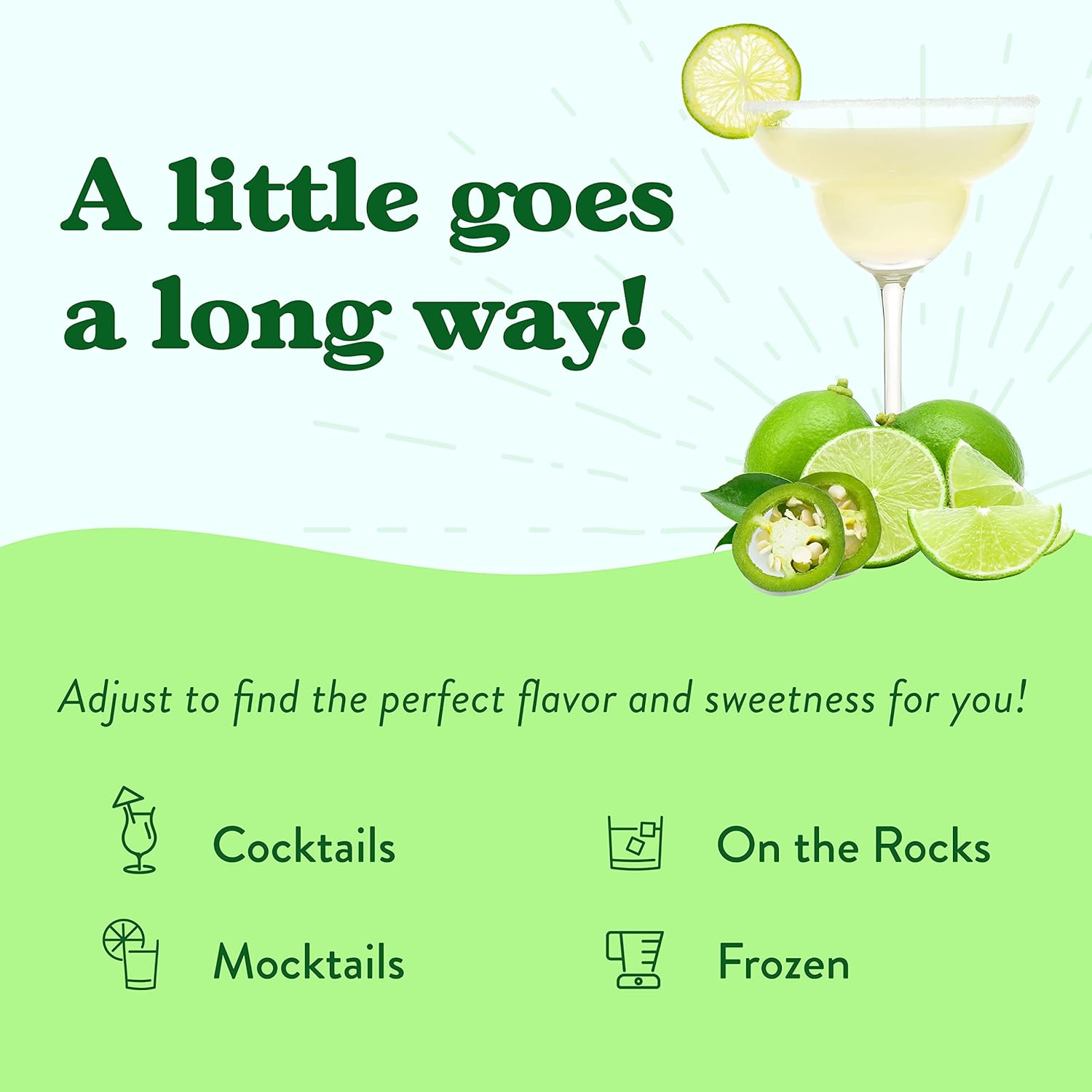 Jordan'S Skinny Syrups, Jalapeno Margarita, Sugar Free Cocktail Mix, 32 Ounces (Pack Of 1), Flavoring For Cocktails, Mocktails, Frozen Drinks, & Flavored Beverages