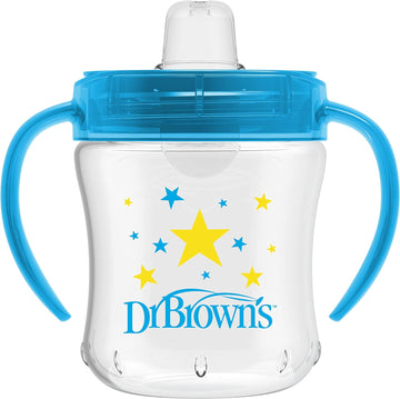 Dr. Brown'S Transition Sippy Cup With Soft Spout - Blue - 6Oz - 6M+