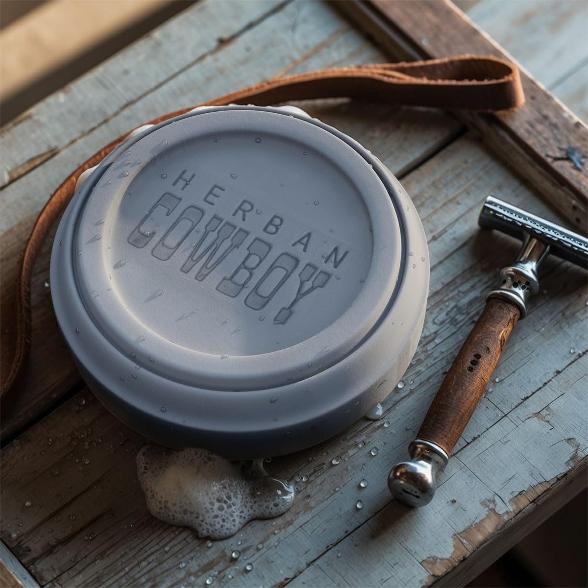 Herban Cowboy Natural Grooming Dusk Shave Soap, 2.9 Oz