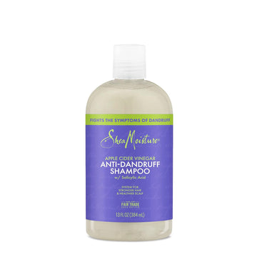 Sheamoisture Hair Care System Anti-Dandruff Shampoo For Stronger Hair & Healthier Scalp Shampoo Formulated With Apple Cider Vinegar And Fair Trade Shea Butter 13Oz