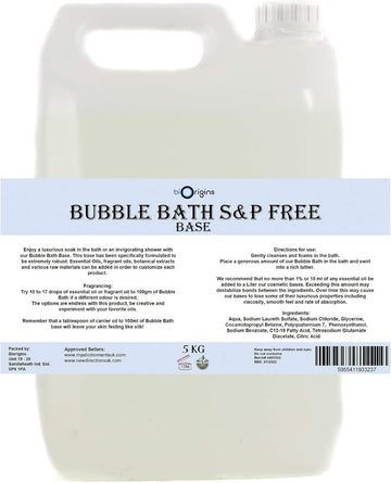 Bubble Bath Base - SLS & Paraben Free - 25Kg