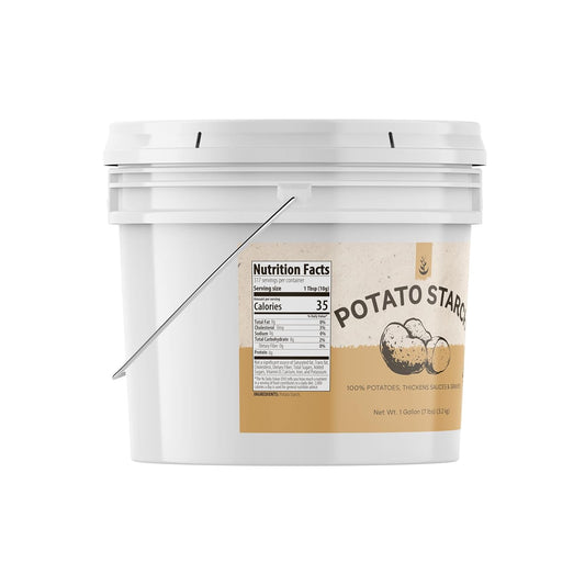 Pure Original Ingredients Potato Starch (1 Gallon) Wheat & Corn Alternative, Non-Gmo, Baking & Cooking Thickener