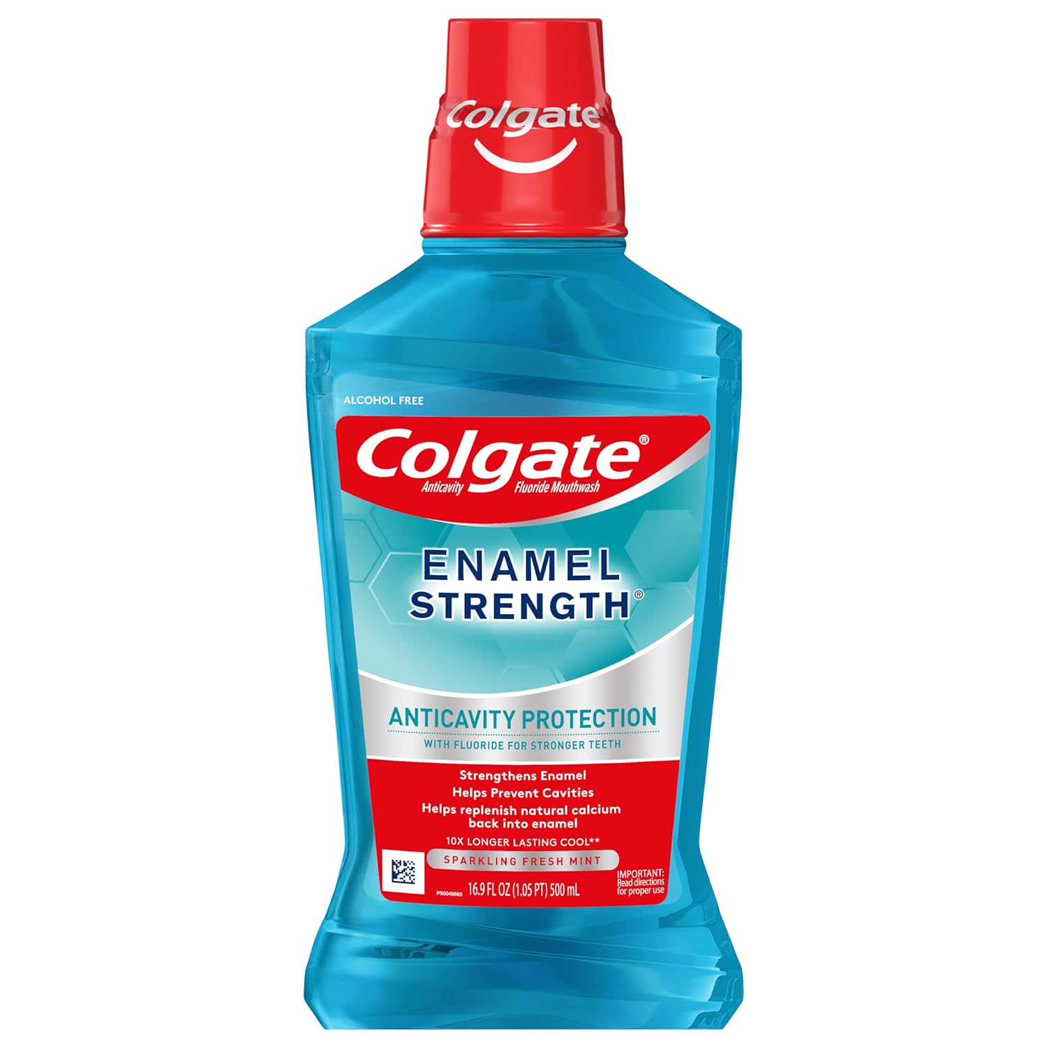 Colgate Enamel Health Mouthwash, Fresh Mint, 16.9 Ounce