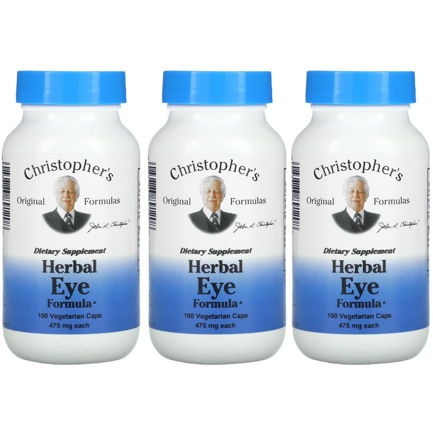Dr. Christopher's: Herbal Eyebright, 100 caps (3 pack)3