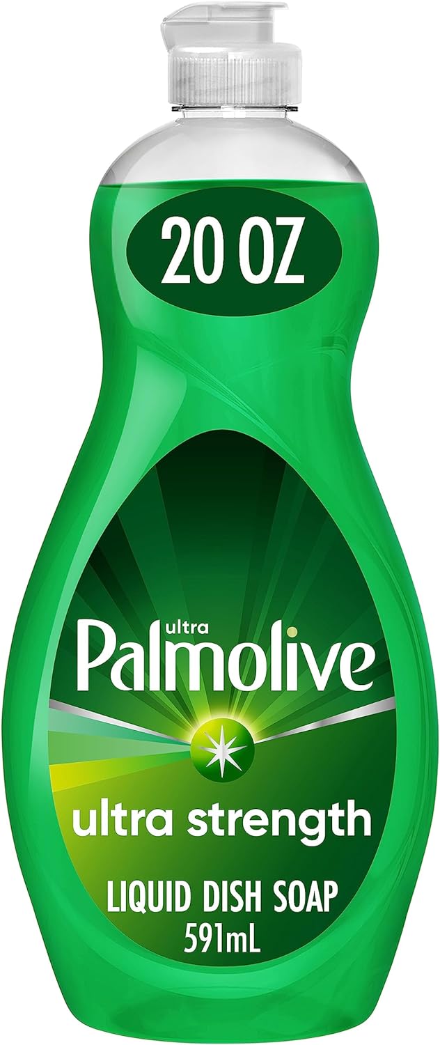 Palmolive Ultra Strength Liquid Dish Soap, Original Green, 20 Fluid Ounce(Packaging May Vary)