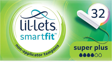 Lil-Lets SmartFit Super Plus Non-Applicator Tampons - pack of 32