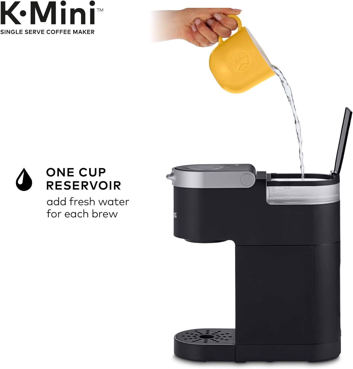 Keurig K-Mini Single-Serve K-Cup Coffee Maker, Black and Keurig Standalone Milk Frother, Black: Home & Kitchen