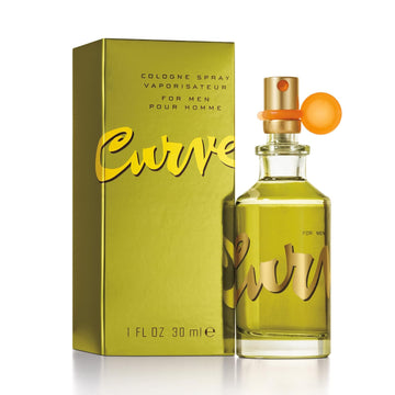 Curve for Men Cologne Spray, Spicy Woody Magnetic Scent for Day or Night, 1 Fl Oz