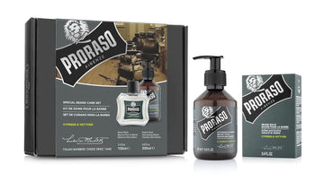 Proraso Beard Care Duo Kit For New Or Short Beards With Beard Balm And Beard Wash, Cypress & Vetyver