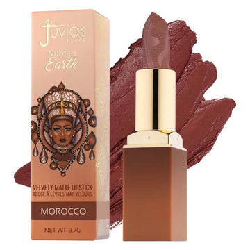 Juvia'S Place Nubian Earth Matte Lipstick Nubian Sand - Hydrating, Long-Lasting, Richly Pigmented Lip Makeup, Creamy Lipstick With Matte Finish, Beauty & Lip Care Product