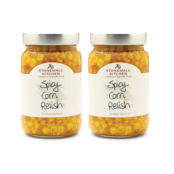 Stonewall Kitchen Spicy Corn Relish, 16 Ounces (Pack of 2)