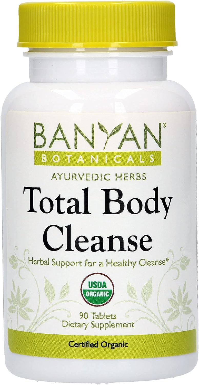 Banyan Botanicals Total Body Cleanse â€“ Organic Detox Supplement with Amla & Manjistha â€“ Supports Ayurvedic Cleanses, Detoxification, & Liver Function* â€“ 90 Tablets â€“ Non GMO Sustainably Sourced Vegan